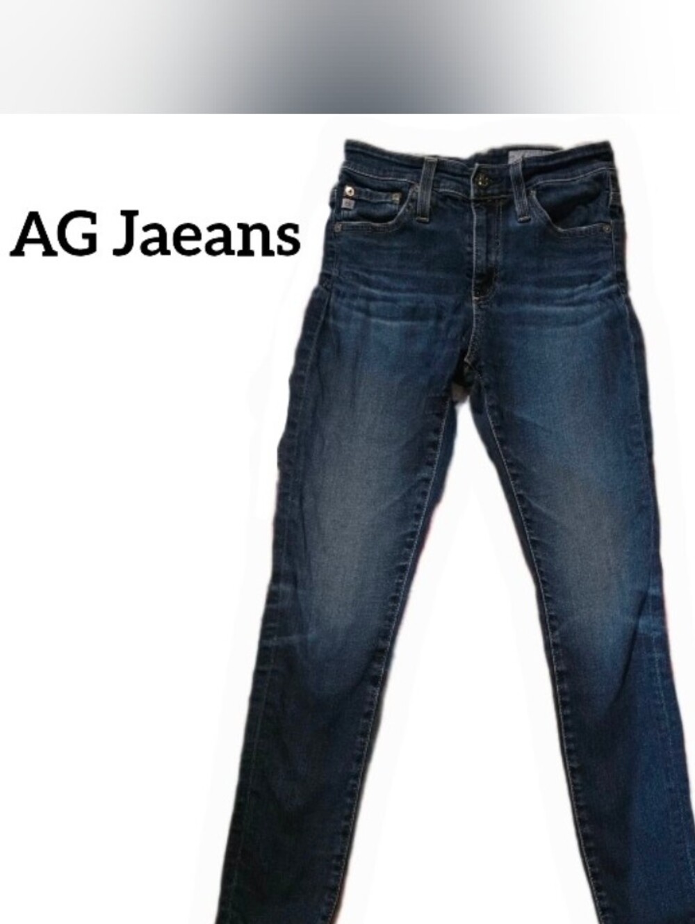 Ag Adriano Goldschmied Dark Blue Skinny Jeans